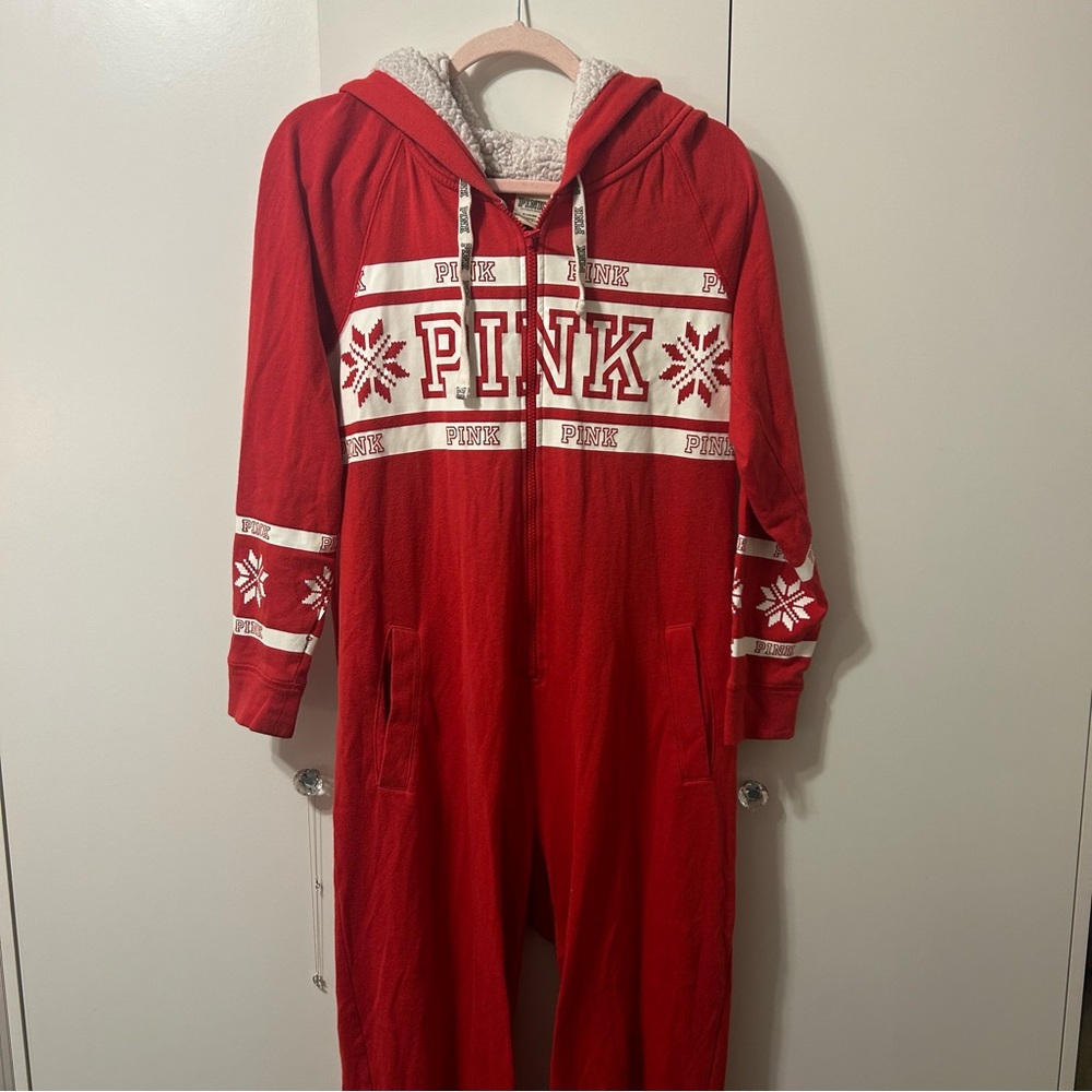 PINK Victoria's Secret Red Kids Pajamas
